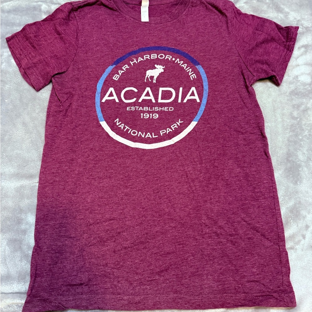 Purple Acadia National Park T-Shirt